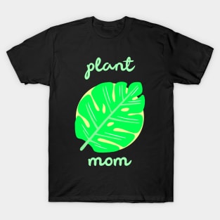 Plant Mom Monstera Leaf T-Shirt